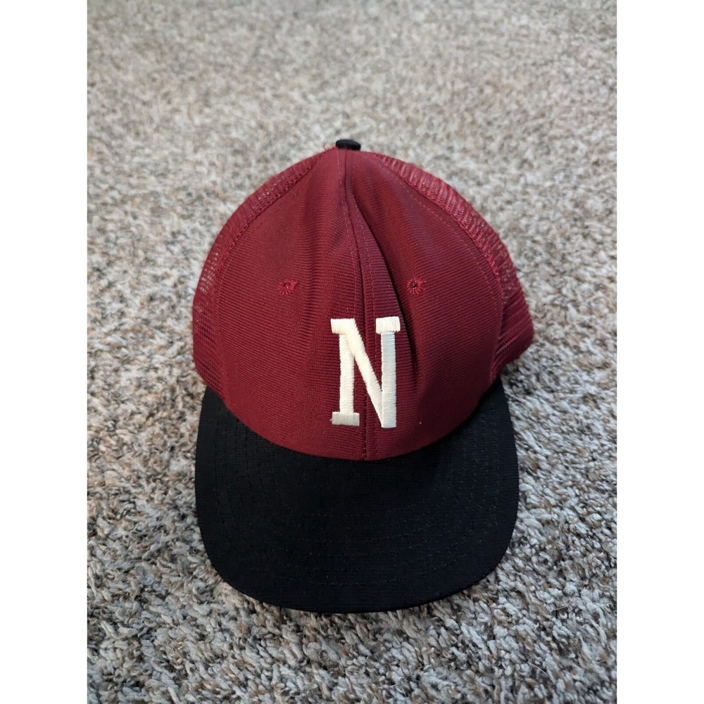 Vintage Nebraska Cornhuskers N LOGO snapback Mesh Back Hat‎ Delong USA Made